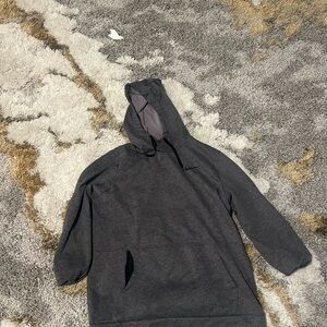 Gray Hooded Sweatshirt
